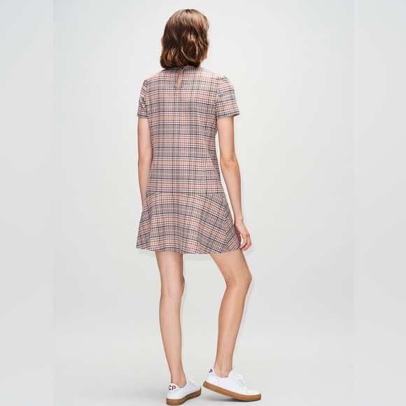 CLAUDIE PIERLOT
Short-Sleeved Checkered Dress - Picture 5 of 16